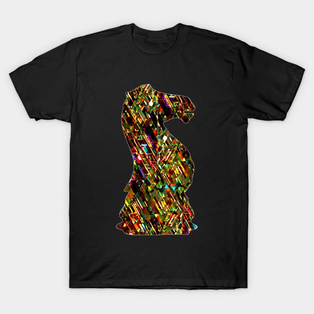 Chess Piece - The Knight 2 T-Shirt by The Black Panther